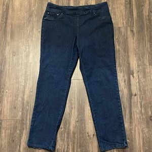 Ruby Rd. Pull On Denim Leggings